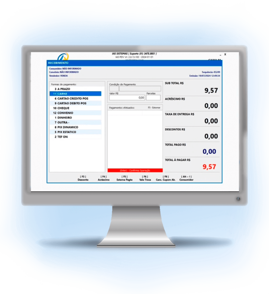 erp sistema de gestão